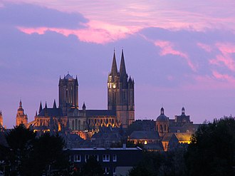 Vue de Coutances