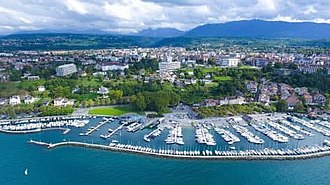 Vue de Thonon-les-Bains