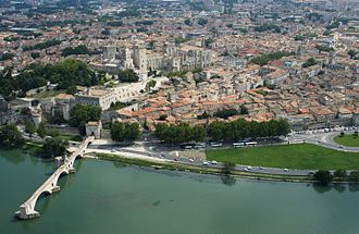 Vue d’Avignon